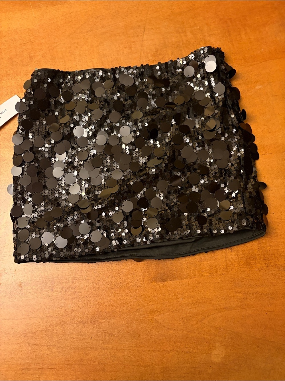 Princess Polly Black Sequin Mini Skirt